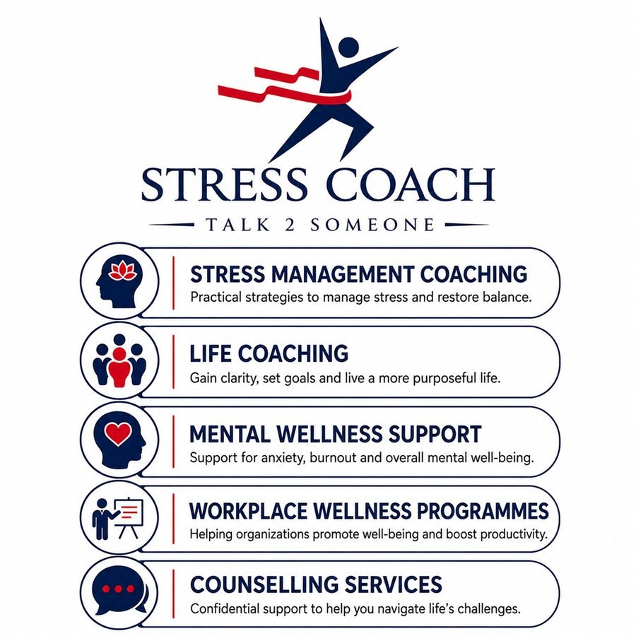 Stress Coach services poster
